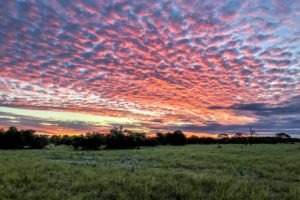 Botswana mobile safari sunset Khwai