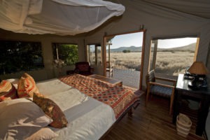 Desert Rhino Camp Luxury Tent Interior