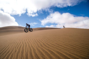namibia fat bike ride over desert