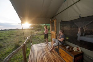 sango safari camp khwai tent view