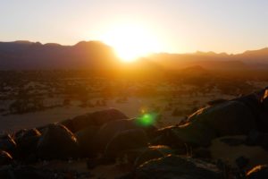 Northen Namibia Damaraland sunrise