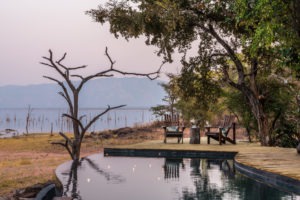 changa safari camp pool with view