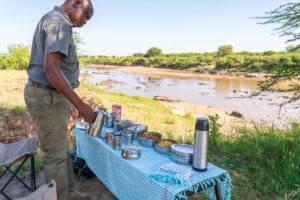 lamai serengeti bush breakfast mara river