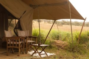 serengeti safari camp tent exterior