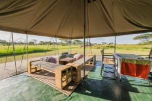 wayo walking camp serengeti dining tent