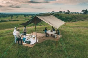 ishasha wilderness camp uganda bush breakfast