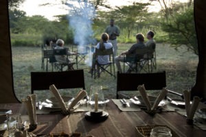 pembezoni camp serengeti guests breakfast