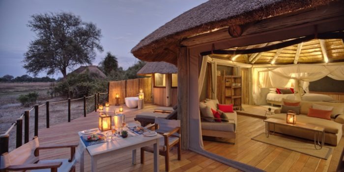 Lion Camp by Mantis Deluxe Suite private dinner Kopie