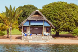 Lake Shore Lodge Lake Tanganyika Tanzania Chalet 4 from the water