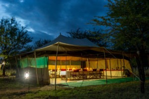 serengeti wilderness camp tanzania dining tent