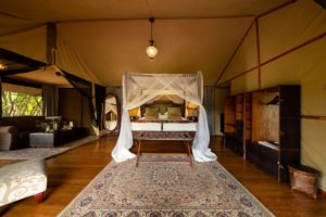 Elewana Sand River Luxury Tent interior Double 1