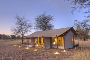 ubuntu camp guest tent exterior serengeti