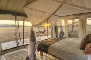 ubuntu camp guest tent interior serengeti