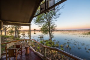 Chobe River Camp view on river