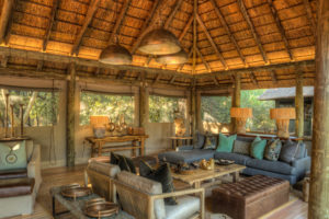 botswana okavango delta camp moremi lounge