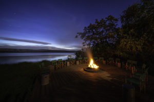 rwanda akagera magashi camp fireplace