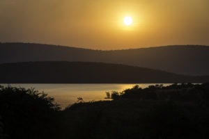 rwanda akagera magashi camp sunset