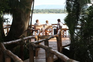 rwanda akagera ruzizi tented camp guests deck