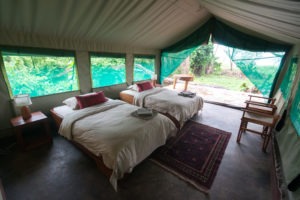 rwanda akagera ruzizi tented camp twin