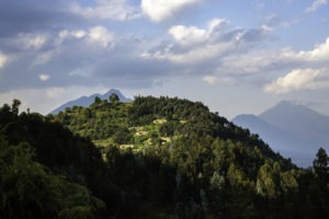 rwanda volcanoes bisate lodge view