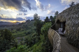 rwanda volcanoes bisate lodge villa view