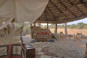 Banda 1 Bedroom and Verandah at Saruni Rhino Kenya