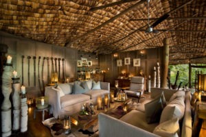 Lounge area andBeyond Lake Manyara Tree Lodge