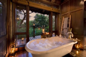 Treehouse Suite bathroom andBeyond Lake Manyara Tree Lodge