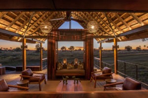 botswana okavango delta chitabe camp bar view