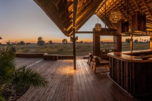 botswana okavango delta chitabe camp view