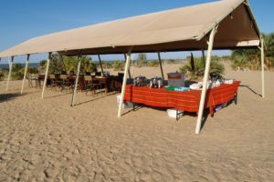 dining tent Lobolo Lake Turkana kenya
