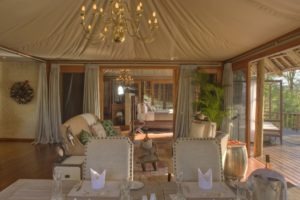 fh suite dining Finch Hatton West Tsavo Kenya