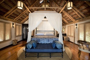mozambique benguerra island cabana bed