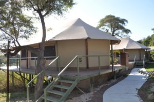 Shametu River Lodge Namibia Tent path