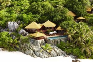 © Fregate Island Private Private Pool Twin Villa Aerial 4