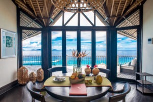 © Fregate Island Private Private Pool Villa Dining Room